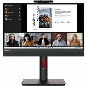 Lenovo ThinkCentre TIO 22 Gen 5 22 Zoll Class LED-Touchscreen-Monitor - 16:9 Format - 4 ms Reaktionszeit - Webcam - 54,6 c