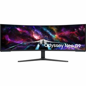 Samsung Odyssey Neo G9 S57CG952NU 57 Zoll Klasse DUHD Gekrümmter Bildschirm Gaming-LED-Monitor - 32:9 Format - Schwarz, We