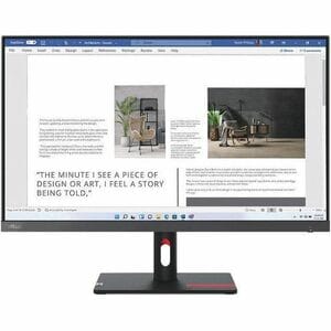 Lenovo ThinkVision S27i-30 27" Class Full HD LED Monitor - 16:9 - Storm Grey - 27" Viewable - In-plane Switching (IPS) Tec