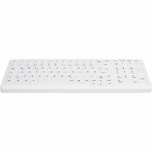 Active Key Keyboard - Cable Connectivity - USB 1.1 Interface - Serbian - White - Membrane/Scissor Keyswitch