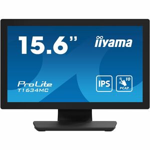 iiyama ProLite 16 Zoll Class LED-Touchscreen-Monitor - 16:9 Format - 25 ms Reaktionszeit - 39,6 cm (15,6 Zoll) Viewable - 