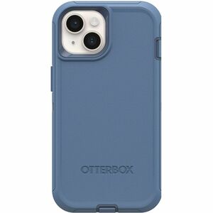 OtterBox Defender Carrying Case (Holster) Apple iPhone 15, iPhone 14, iPhone 13 Smartphone - Baby Blue Jeans (Blue) - Drop