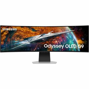 Monitor Smart OLED Gaming Samsung Odyssey G9 S49CG950SL 49" (124.5cm) Class Dual Quad HD (DQHD) Pantalla curva - 32:9 - Pl