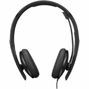 Lenovo Wired Over-the-head Stereo Headset - Black - Microsoft Teams Certification - Binaural - Ear-cup - 2.2 Kilo Ohm - 20