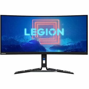 Lenovo Legion Y34wz-30 34" Class UW-QHD Curved Screen LED Monitor - 21:9 - Raven Black - 86.4 cm (34") Viewable - Vertical