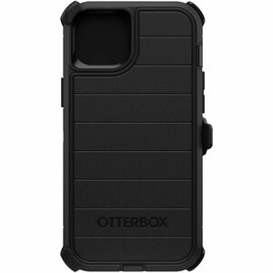 OtterBox Defender Series Pro Rugged Carrying Case (Holster) Apple iPhone 15 Plus, iPhone 14 Plus Smartphone - Black - Drop
