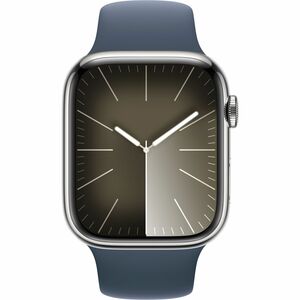 Apple Watch Series 9 Smart Watch - 4.50 cm (1.77") Case Height - 3.80 cm (1.50") Case Width - Silver Case Color - Storm, B