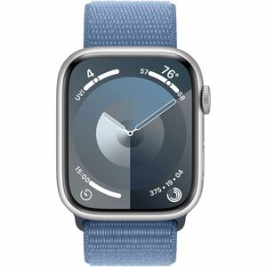 Apple Watch Series 9 Smart Watch - 4.10 cm (1.61") Case Height - 3.50 cm (1.38") Case Width - Silver Case Color - Winter B
