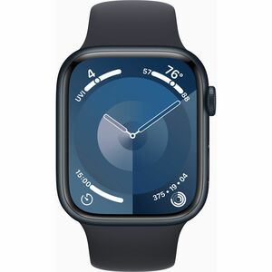 Apple Watch Series 9 Smart Watch - 4.50 cm (1.77") Case Height - 3.80 cm (1.50") Case Width - Graphite Case Color - Midnig