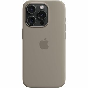 Apple Case for Apple iPhone 15 Pro Smartphone - Clay - Silky, Soft-touch - Drop Resistant, Scratch Resistant - Silicone, M