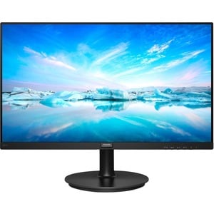 Philips 221V8 22" Class Full HD LCD Monitor - 16:9 - Textured Black - 54.6 cm (21.5") Viewable - Vertical Alignment (VA) -