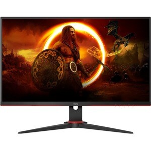 AOC AGON Q27G2E/BK 27" Class WQHD Gaming LCD Monitor - 16:9 - Black, Red - 68.6 cm (27") Viewable - Vertical Alignment (VA