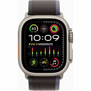Apple Watch Ultra 2 Smartwatch - 49 mm Case Height - 44 mm Case Width - Titanio Case Color - Blu, Nero Band Color - Vetro 
