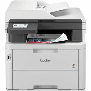 Stampante multifunzione LED Brother MFC-L3760CDW Con filo e senza fili - Colore - Nero, Bianco - Fotocopiatrice/Fax/Stampa