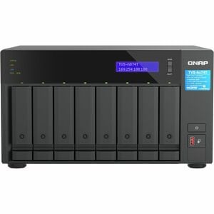 QNAP TVS-h874T-i7-32G NAS Storage System - Intel Core i7 Dodeca-core (12 Core) - 8 x HDD Supported - 0 x HDD Installed - S