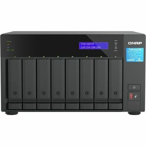 Sistema di archiviazione NAS QNAP TVS-h874T-i7-32G - 8 x Vani totali - 5 GB Capacità memoria Flash Core i7 Dodeca core (12