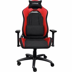 Fauteuil Gaming Trust GXT 714R RUYA - Tissu, Cuir PU, Mousse polyuréthane, Bois, Plastique, Nylon - Rouge