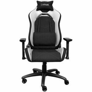 Fauteuil Gaming Trust GXT 714W RUYA - Nylon, Plastique, Bois, Mousse, Mousse polyuréthane - Blanc