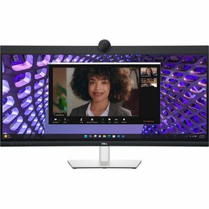 Dell P3424WEB 34" Class Webcam WQHD Curved Screen LED Monitor - 21:9 - 34.1" Viewable - In-plane Switching (IPS) Technolog