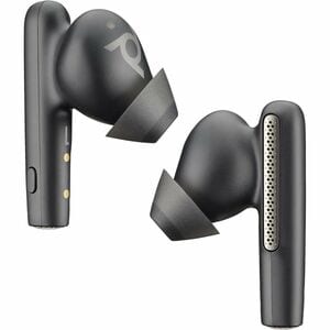 Poly Voyager Free 60 UC True Wireless Earbud Stereo Earset - Carbon Black - Microsoft Teams Certification - Google Assista