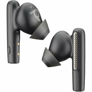 Poly Voyager Free 60 UC True Wireless Earbud Stereo Earset - Carbon Black - Google Assistant, Siri - Binaural - In-ear - 3