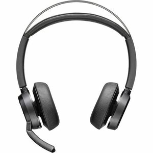 Poly Voyager Focus 2 Wired/Wireless On-ear Stereo Headset - Microsoft Teams Certification - Google Assistant, Siri - Binau
