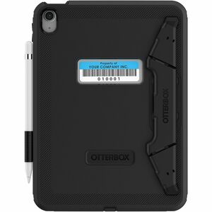Sacoche de transport OtterBox Defender Durci - Folio Style Apple iPad (10e génération) Tablette, Stylus, Crayon - Noir - R
