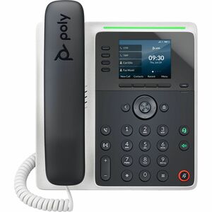 Téléphone IP Poly Edge E220 - Filaire - Avec fil/Sans fil - Bluetooth - 3 Multiple Conferencing - Bureau, Fixation au mur 