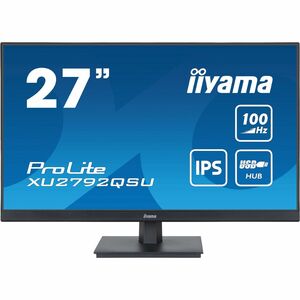 Moniteur LCD iiyama ProLite XU2792QSU-B6 27" Class WQHD - 16:9 - Noir mat - 68,6 cm (27") Viewable - Technologie IPS - LED