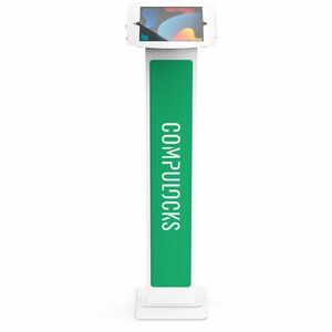 Suppporto per tablet PC Compulocks Space BrandMe - Fino a 25,9 cm (10,2") Supporto schermo - Pavimento - Alluminio - Bianco