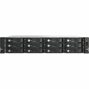 Sistema di archiviazione DAS QNAP - 12 x Vani totali - 2U Rack-Montabile - 0 x HDD installato - Supporto RAID