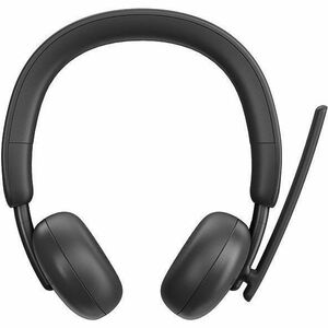 Dell WL3024 Kabellos Auf den Ohren, Kopfbügel Stereo Headset - Schwarz - Microsoft-Teams-Zertifizierung - Siri, Google Ass