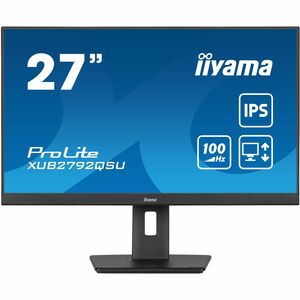 iiyama ProLite XUB2792QSU-B6 27 Zoll Class WQHD LED-Monitor - 16:9 Format - Mattschwarz - 68,6 cm (27 Zoll) Viewable - IPS