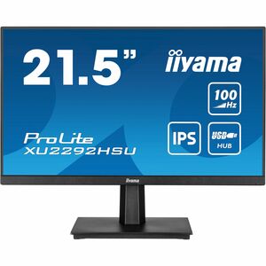 iiyama ProLite XU2292HSU-B6 22 Zoll Class Full HD LED-Monitor - 16:9 Format - Mattschwarz - 54,6 cm (21,5 Zoll) Viewable -
