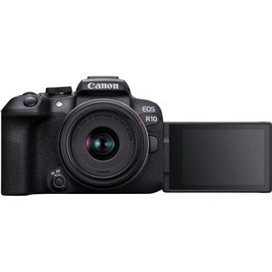 Canon EOS R10 24.2 Megapixel Mirrorless Camera with Lens - 18 mm - 45 mm - APS-C CMOS Sensor - Autofocus - 7.6 cm (3") Tou
