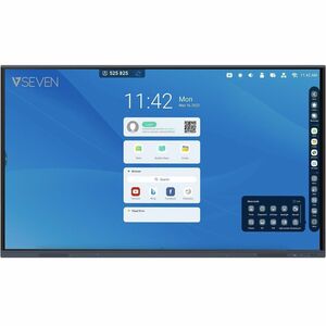 V7 IFP7501-V7HM 4K UHD LCD Collaboration Display - Cortex A55 - 8 GB DDR3 SDRAM - Infrared (IrDA) - Touchscreen - 16:9 Asp