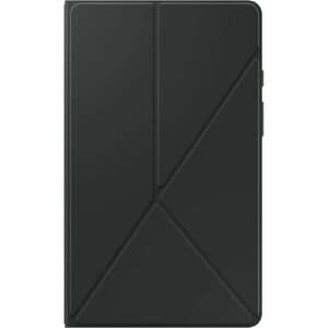 Samsung Book Cover Carrying Case (Book Fold) Samsung Galaxy Tab A9 Tablet - Black - Bump Resistant, Scratch Resistant, Dam