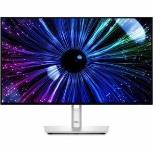 Dell UltraSharp U2424HE 24" Class Full HD LED Monitor - 16:9 - Silver - 23.8" Viewable - In-plane Switching (IPS) Technolo