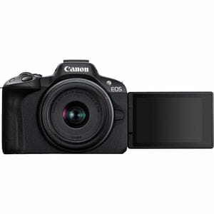 Canon EOS R50 24.2 Megapixel Mirrorless Camera with Lens - 18 mm - 45 mm (Lens 1), 55 mm - 210 mm (Lens 2) - Black - APS-C
