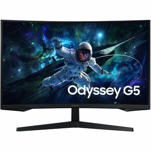 Monitor LED da gioco Samsung Odyssey G5 S32CG552EU 812,8 mm (32") Class WQHD Schermo curvo - 16:9 - Nero - 81,3 cm (32") V