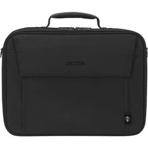 Dicota Eco Carrying Case for 35.6 cm (14") to 39.6 cm (15.6") Notebook - Black - 300D Polyethylene Terephthalate (PET) Bod