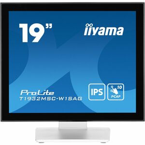 Moniteur LED à écran tactile iiyama ProLite T1932MSC-W1SAG 19" Class - 5:4 14 ms - 48,3 cm (19") Viewable - Dalle à Techno