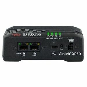 Sierra Wireless AirLink XR60 Wi-Fi 6 IEEE 802.11ax 2 SIM Cellular, Ethernet Modem/Wireless Router - 5G - LTE, HSPA+ - Dual