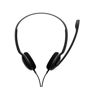EPOS PC 8 USB Kabel Auf den Ohren Stereo Headset - Schwarz - Binaural - Ohraufliegend - 42 Hz bis 17 kHz Frequenzgang - 20