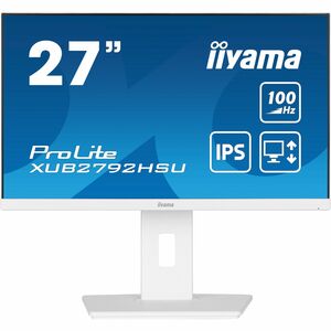iiyama ProLite XUB2792HSU-W6 27 Zoll Class Full HD LED-Monitor - 16:9 Format - Matt-weiß - 68,6 cm (27 Zoll) Viewable - IP