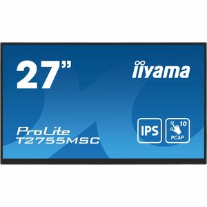 iiyama ProLite T2755MSC-B1 27 Zoll Klasse LED-Touchscreen-Monitor - 16:9 Format - 5 ms Reaktionszeit - 68,6 cm (27 Zoll) V