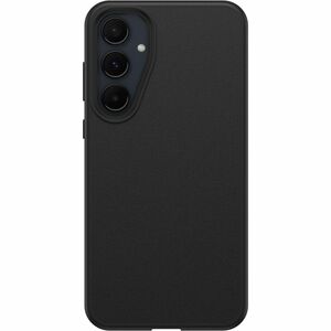 OtterBox React Case for Samsung Galaxy A55 Smartphone - Black - Drop Resistant, Scrape Resistant - Plastic - Wireless Char