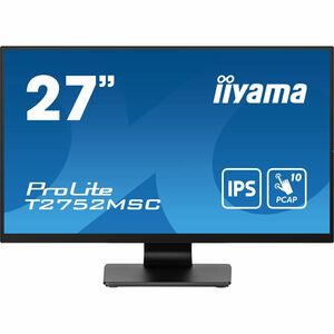 iiyama ProLite T2752MSC-B1 27 Zoll Klasse LED-Touchscreen-Monitor - 16:9 Format - 5 ms Reaktionszeit - 68,6 cm (27 Zoll) V