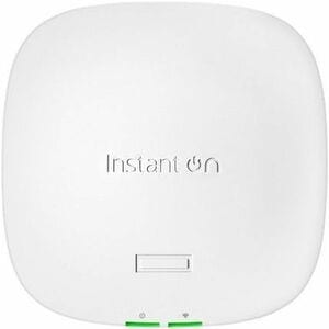 HPE Networking Instant On AP21 (RW) Dual Radio 2x2 Wi-Fi 6 Access Point. 2.4 GHz, 5 GHz, Maximum data transfer rate: 1200 