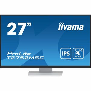 iiyama ProLite T2752MSC-W1 27 Zoll Class LED-Touchscreen-Monitor - 16:9 Format - 5 ms Reaktionszeit - 68,6 cm (27 Zoll) Vi